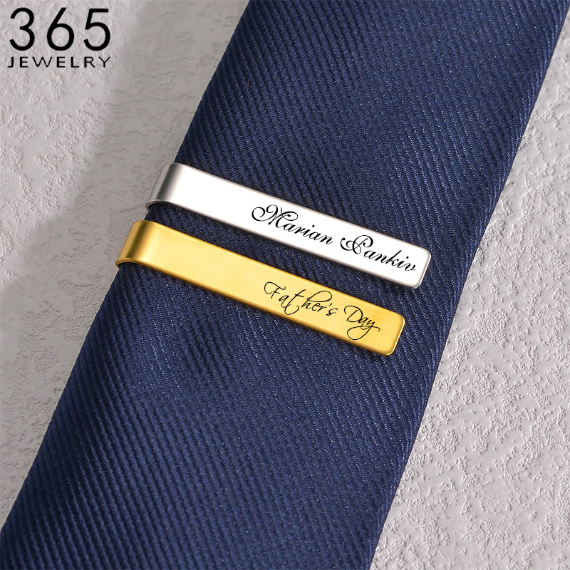 Stainless Steel Engraved Name  - đánh giá và giá Tie Bar Set Gift