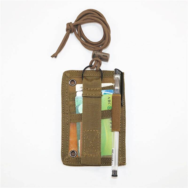 OUIO Tactical ID Card Holder H - đánh giá và giá Lanyard Badge Holder