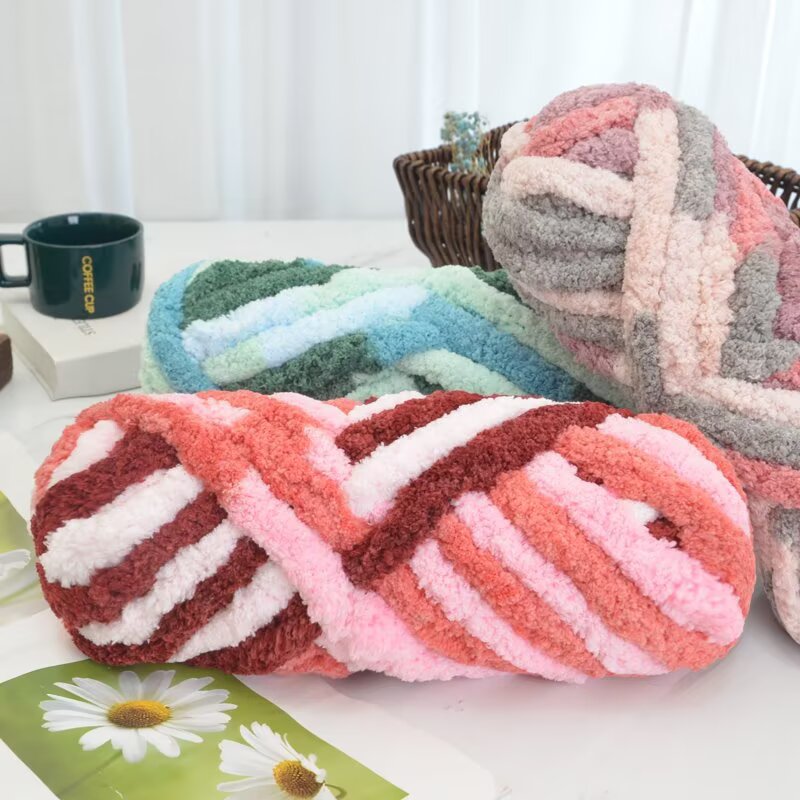 Cat Tail Yarn, Extra Thick Ice - đánh giá và giá Woven Scarf Blanket