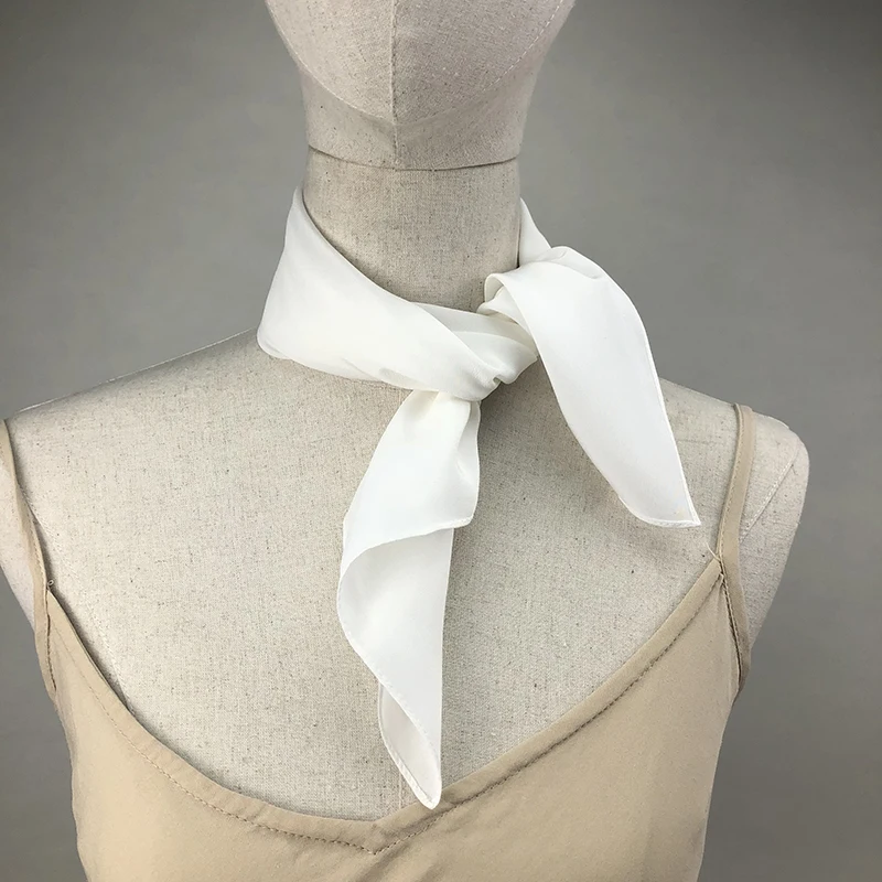 New Women Silk Scarf Square Ne - đánh giá và giá Ascot Neck Scarf