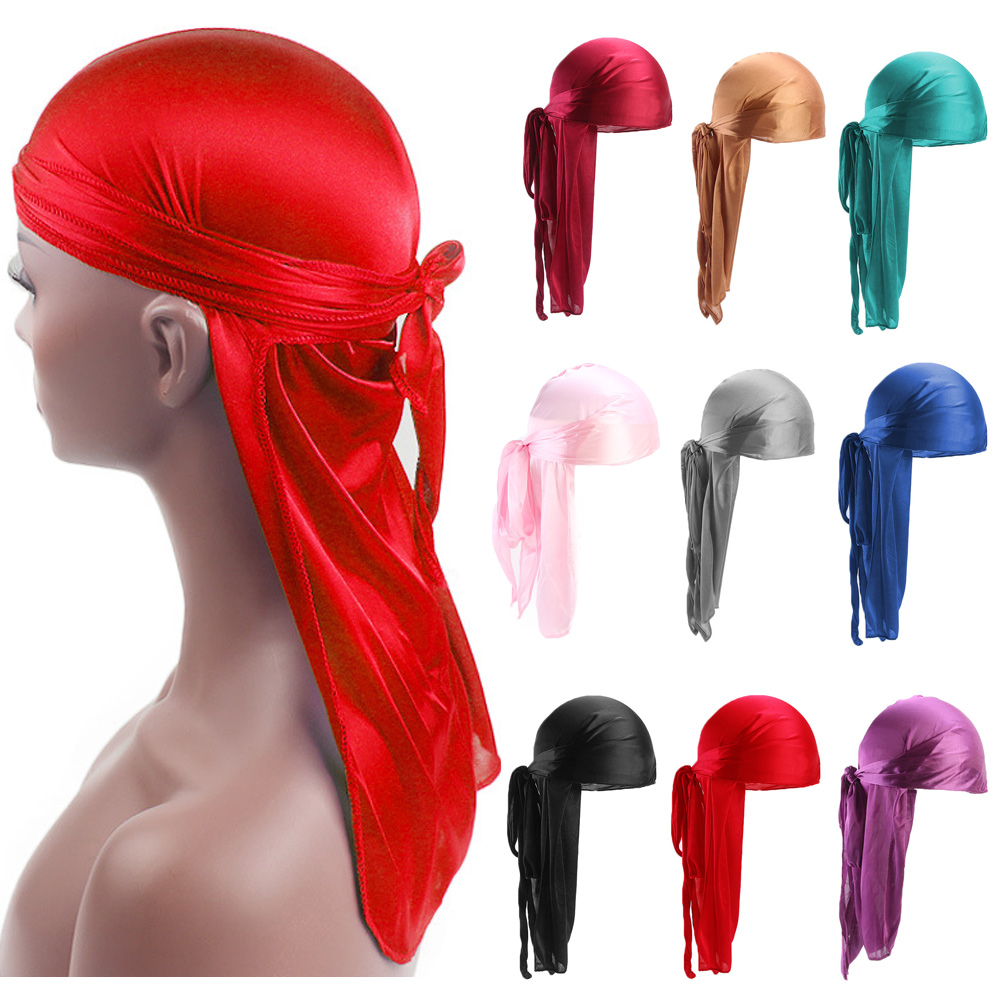 Unisex Người Lớn Satin Đuôi Dà - đánh giá và giá Bandana Doo Rag