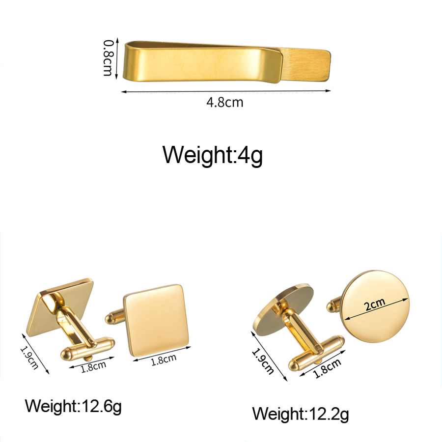Freeteeme New Fashion Cufflink - đánh giá và giá Tie Bar Set Gift