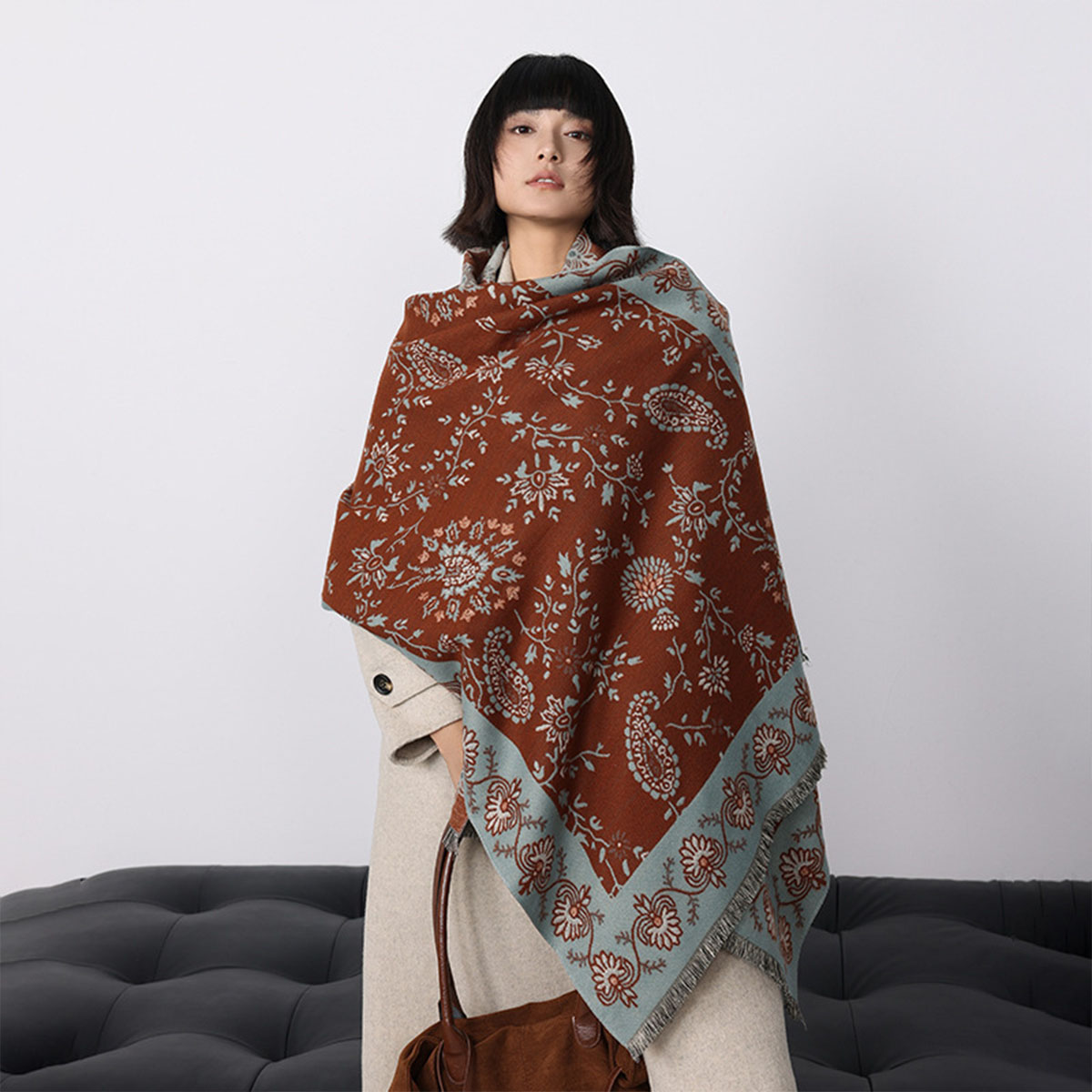 Luxury Winter Imitation Cashme - đánh giá và giá Woven Scarf Blanket