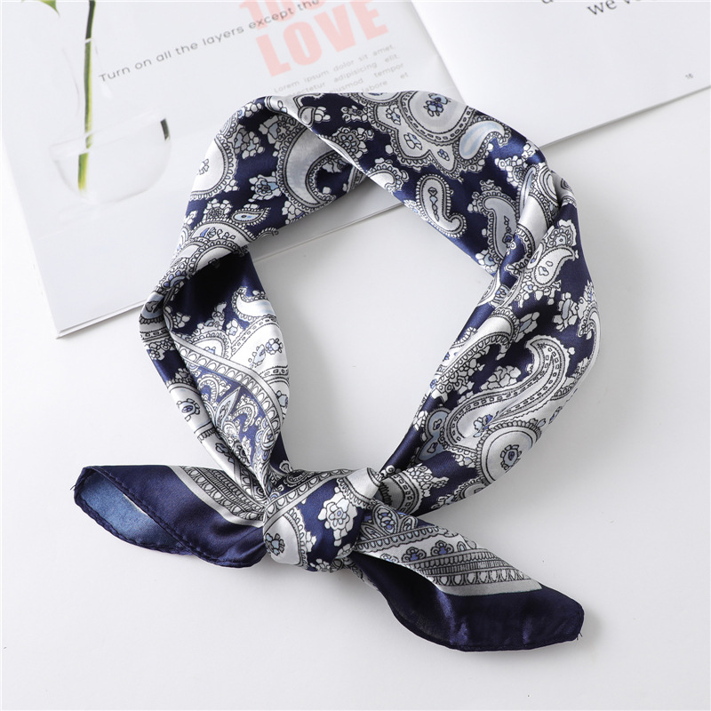 60cm Luxury Square Silk Scarf  - đánh giá và giá Scarf Silk Square