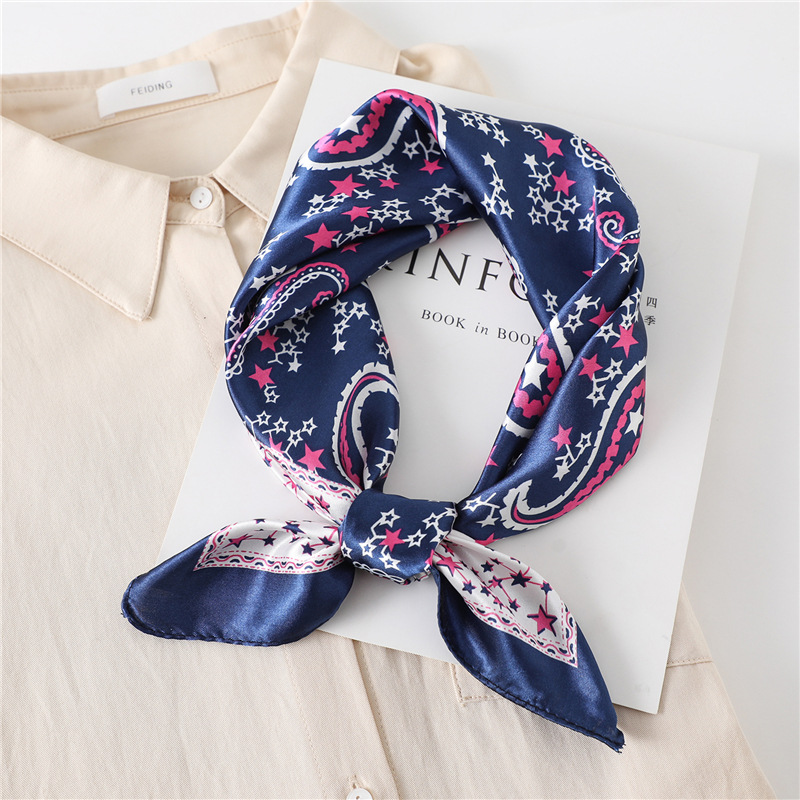 60cm Luxury Square Silk Scarf  - đánh giá và giá Scarf Silk Square