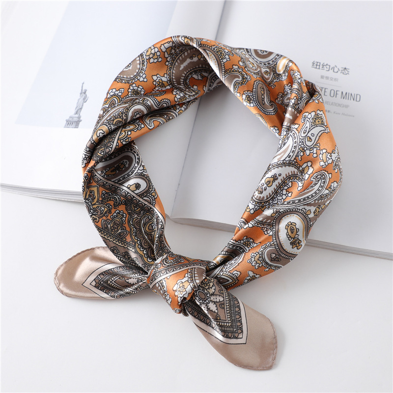 60cm Luxury Square Silk Scarf  - đánh giá và giá Scarf Silk Square
