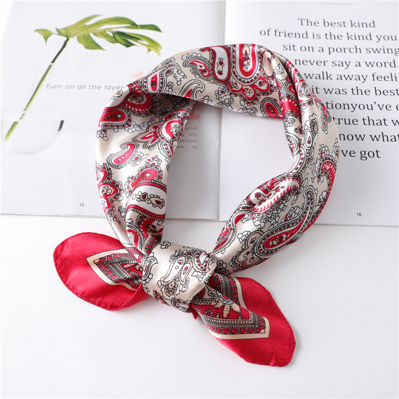60cm Luxury Square Silk Scarf  - đánh giá và giá Scarf Silk Square