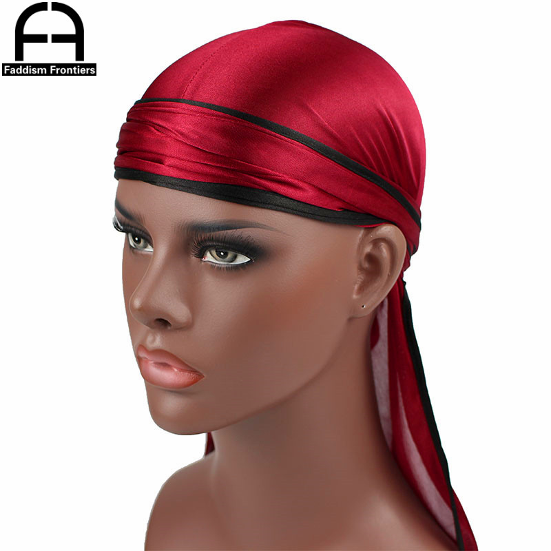 Thời Trang Mới Nam Satin Durag - đánh giá và giá Bandana Doo Rag
