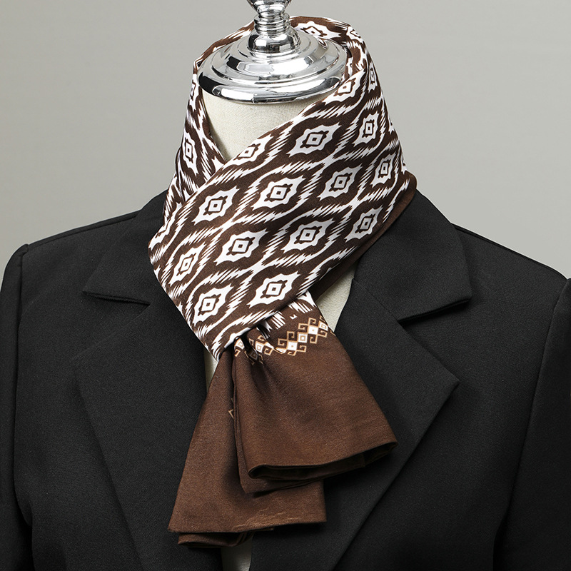 Men's Scarf Imitation Silk Nec - đánh giá và giá Scarf Silk Square