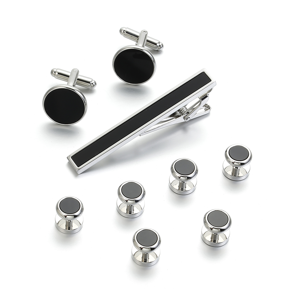 VAGULA 9 PCS Tie bar Cuff link - đánh giá và giá Tie Bar Set Gift
